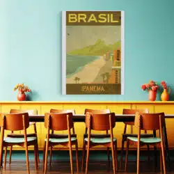 Tablou afis Brasil vintage 5409 restaurant