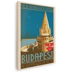 Tablou afis Budapest vintage 5427