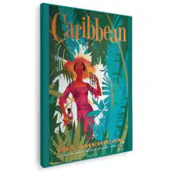 Tablou afis Caribbean vintage 5421