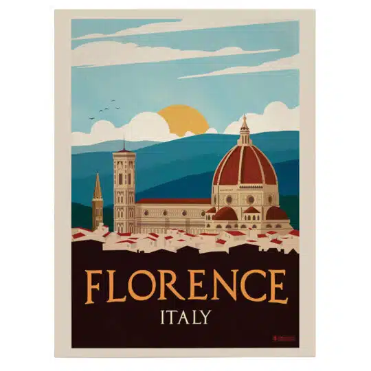 Tablou afis Florence Italy vintage 5399 front