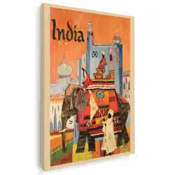 Tablou afis India vintage 5425