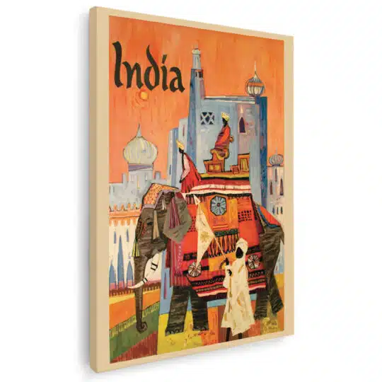 Tablou afis India vintage 5425