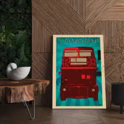 Tablou afis London vintage 5419 living