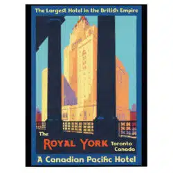 Tablou afis Royal York Hotel vintage 5423 front