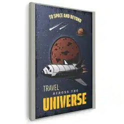 Tablou afis Travel Across the Universe retro 5379