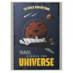 Tablou afis Travel Across the Universe retro 5379 front