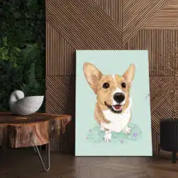 Tablou ilustratie caine Corgi 5249 living