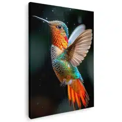 Tablou pasare colibri in zbor 5254