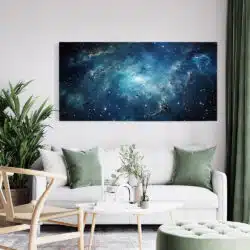 Tablou peisaj cosmic galaxie spiralata 5329 living modern