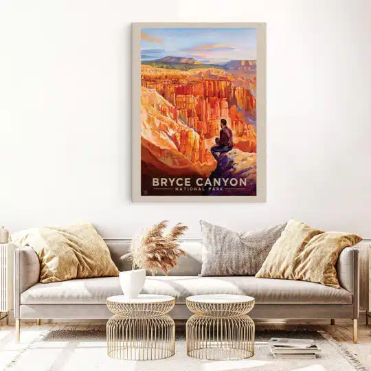 Tablou poster Bryce Canyon vintage 5406 living 1