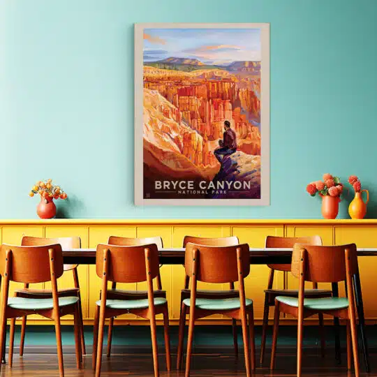 Tablou poster Bryce Canyon vintage 5406 restaurant