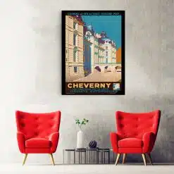 Tablou poster Cheverny vintage 5414 hol