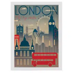 Tablou poster London vintage 5404 front