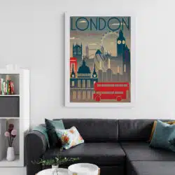 Tablou poster London vintage 5404 living 2