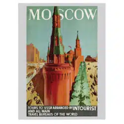 Tablou poster Moscow vintage 5418 front