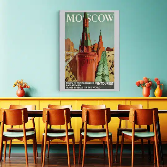 Tablou poster Moscow vintage 5418 restaurant