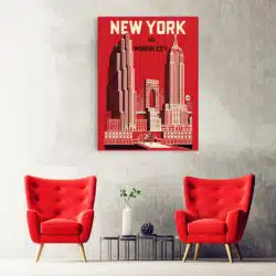 Tablou poster New York vintage 5398 hol