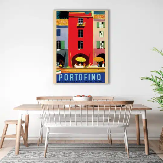 Tablou poster Portofino vintage 5408 bucatarie1