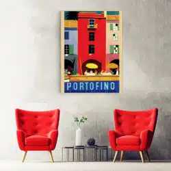 Tablou poster Portofino vintage 5408 hol