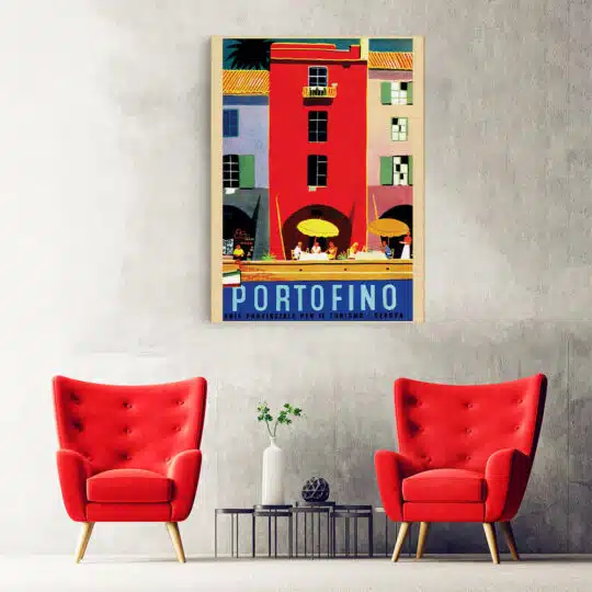 Tablou poster Portofino vintage 5408 hol