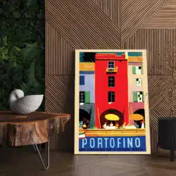 Tablou poster Portofino vintage 5408 living