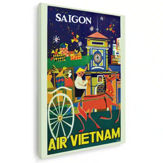 Tablou poster Saigon Air Vietnam vintage 5424