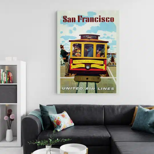 Tablou poster San Francisco vintage 5420 living 2