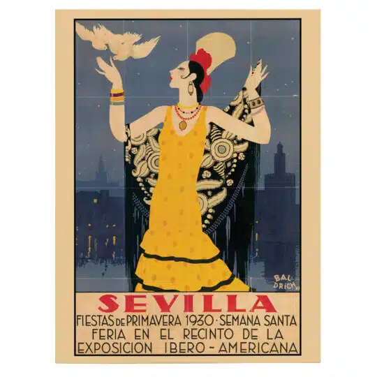 Tablou poster Sevilla vintage 5412 front