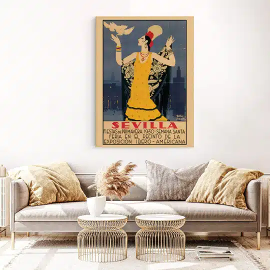 Tablou poster Sevilla vintage 5412 living 1