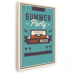 Tablou poster Summer Party vintage 5361