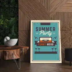 Tablou poster Summer Party vintage 5361 living