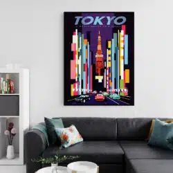 Tablou poster Tokyo vintage 5402 living 2