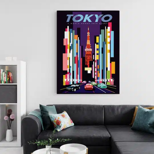 Tablou poster Tokyo vintage 5402 living 2