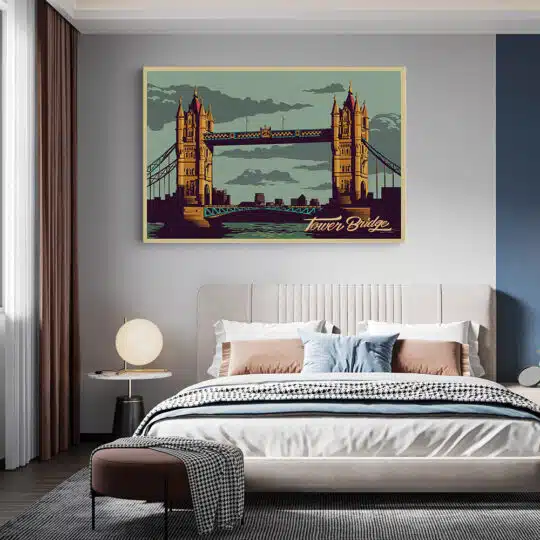 Tablou poster Tower Bridge vintage 5428 dormitor