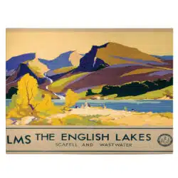 Tablou afis The English Lakes vintage 5429 front