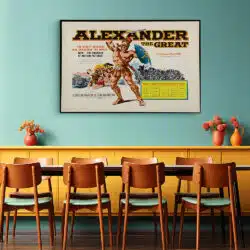 Tablou poster Alexander The Great vintage 5434 restaurant