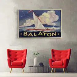 Tablou poster Balaton vintage 5430 hol