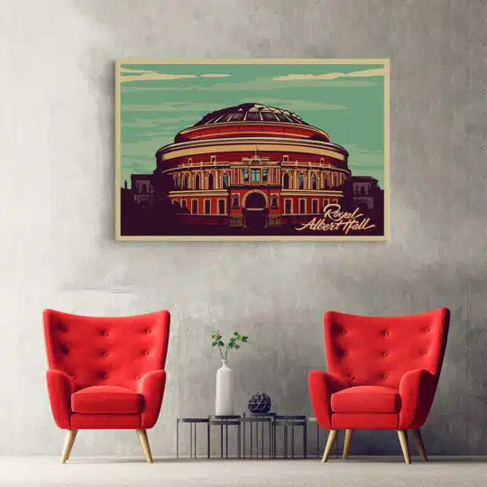 Tablou poster Royal Albert Hall vintage 5432 hol