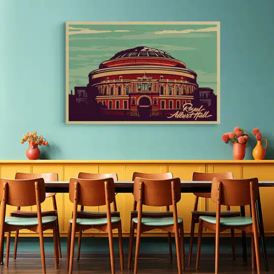 Tablou poster Royal Albert Hall vintage 5432 restaurant