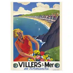 Tablou poster Villers sur Mer vintage 5440 front