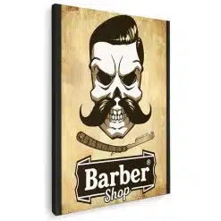 Barber Shop Tablou Craniu Vintage