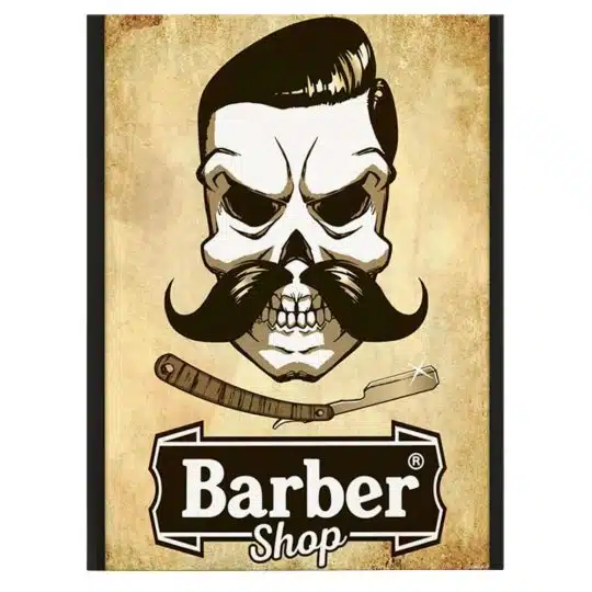 Barber Shop Tablou Craniu Vintage