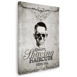 Barber Shop Tablou Craniu Vintage