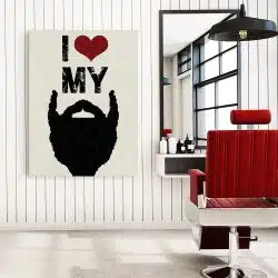 Barber Shop Tablou I love my beard