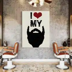 Barber Shop Tablou I love my beard