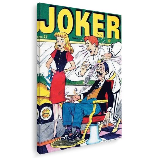 Barber Shop Tablou Joker vintage