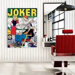 Barber Shop Tablou Joker vintage