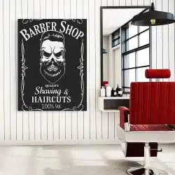 Barber Shop Tablou Shaving