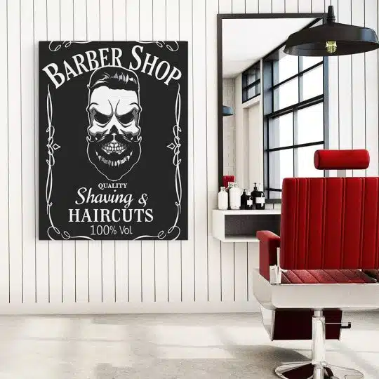 Barber Shop Tablou Shaving