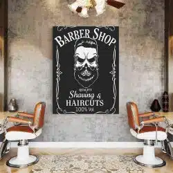 Barber Shop Tablou Shaving